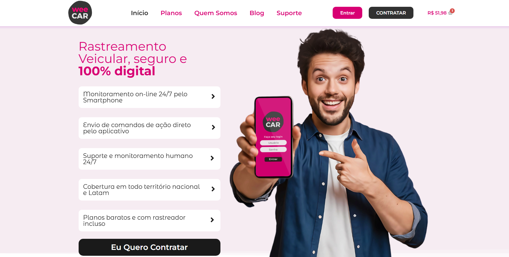 A Weecar Rastreamento se destaca como uma das maiores e mais inovadoras empresas de rastreamento veicular do país, com atuação nacional e forte presença em São Paulo. O grande diferencial da Weecar está na sua tecnologia de ponta, com foco em: